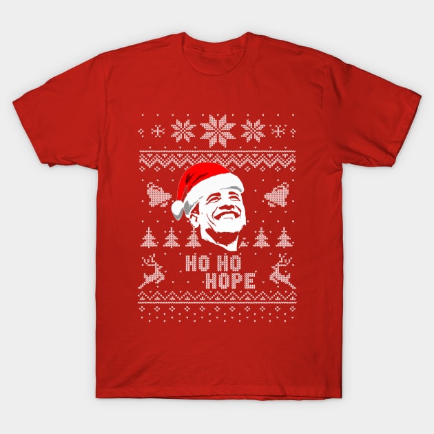 Barack Obama Ho Ho Hope T-Shirt by Nerd_art